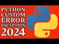 Python User Defined Exception Error Code For Beginners 2024