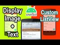 How to Create Custom ListView with Image and Text in Android Studio