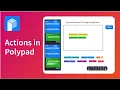 Actons in Polypad An Introduction