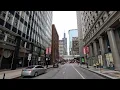 Adams Street Downtown Chicago 4K