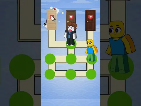 Roblox Bacon’s family overcame Noob challenge to piece together the family picture! #shorts