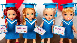 Download School Graduation Elsie and Annie last day at school Barbie is teacher 🎓 MP3