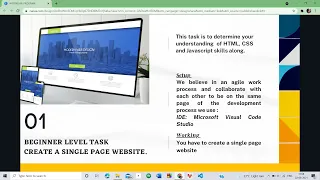 LETSGROWMORE TASK 1-CREATE A SINGLE PAGE WEBSITE