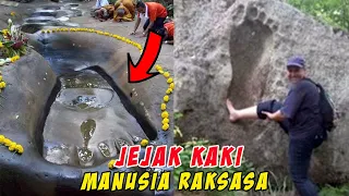 this is the mysterious giant human footprints in the world