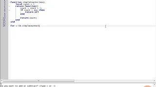 41 - Creating an Iterator in Lua