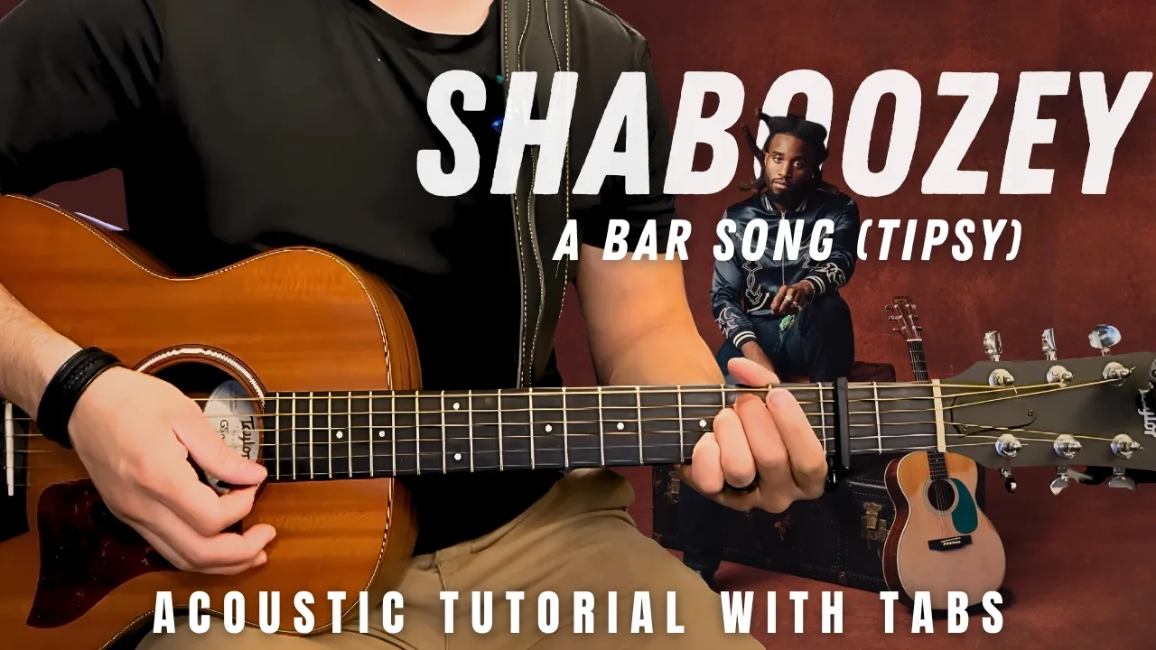 A Bar Song (Tipsy) Shaboozey Guitar Lesson with Tabs A Bar Song (Tipsy) Shaboozey Guitar Lesson with Tabs