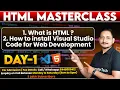 HTML Masterclass What is HTML How to install Visual Studio Code for web Development CTA