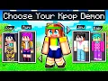 Download Lagu Minecraft, But You Can CHOOSE YOUR KPOP DEMON HUNTER!