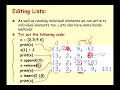 GCSE Python Programming 5 Lists Arrays