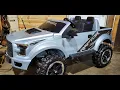 Ford Raptor F150 Power Wheels Unboxing and Assembly