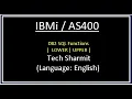 IBMi AS400 - DB2 SQL functions