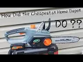 Testing the Cheapest Cordless Chainsaw at Home Depot Scott s Electric Chainsaw