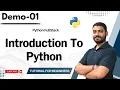 Python FullStack Demo 01 Introduction To Python Tutorial for Beginners