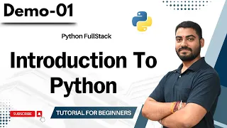 Python FullStack Demo 01 Introduction To Python Tutorial for Beginners