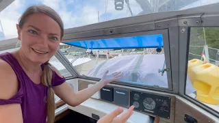 Hallberg Rassy 352 Windscreen Repair REVEAL! (And other projects of course) Sailing Joco EP92