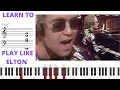 Tiny Dancer by Elton John live Piano transcription