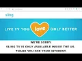 How to watch Sling TV outside the US in any country Proof