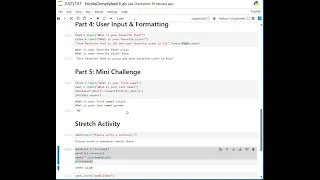 Week 3 Lab Python Strings