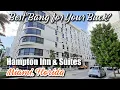 Hampton Inn Suites Miami Wynwood Design District Full Room Hotel Tour