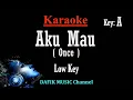 Download Lagu Aku Mau (Karaoke) Once Mekel Nada Pria/ Cowok/ Male key/ Low key A Nada Rendah