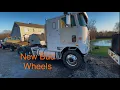 1983 9670 front hub swap from Dayton to Bud Wheels