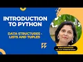Data Structures in Python - Lists and Tuples