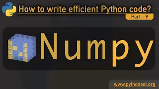 Numpy in Python how numpy can optimize our code