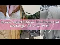 Review AsterOutdoor Sun Shade Sail Rectangle 10 x 13 UV Block Canopy for Patio Backyard Lawn Garde
