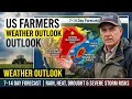 U S Farmers Weather Outlook 7 14 Day Forecast Rain Heat Drought Severe Storm Risks