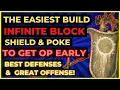 ELDEN RING - The EASIEST Build INFINITE BLOCKING SHIELD Poke to get OP EARLY Gear Strategies