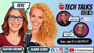 TeacherGoals Tech Talks LIVE at FETC Erlend Klouman Hoiner Daniel Senn from WeWillWrite