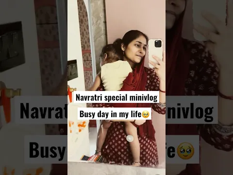Navratri Special Family Minivlog 🌺| Busy Day In My Life 🥺| Family Minivlog ❤️#dailylife #navratri