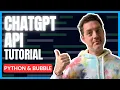 Build a Chatbot in 15 minutes Python Bubble io no code