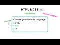 Create Custom Radio Button HTML CSS HTML CSS Tutorial