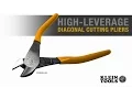 Klein D2000-49 9'' Diagonal Cutting Pliers Angled Head - Video 2 of 1