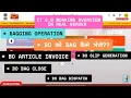 How to invoice article to BO and close BO
