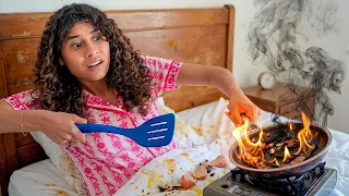 I Cooked Breakfast in Bed (literally)