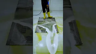 ASMR Carpet Wash The Most Relaxing Cleaning Video Time Lapse 
