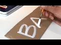 Handpainted party signs