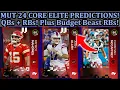 MUT 24 Core Elite Predictions Top 10 QBs RBs Potential Budget Beast RBs Madden Ultimate Team
