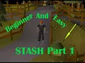 Old School Runescape - STASH Locations Part 1 3 Beginner and 13 Easy