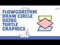 Draw a Circle using Flowgorithm Turtle