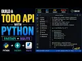 Build Todo API with Python SQLite coding tutorial