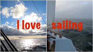 Snowbird Ep12 Part 2/2 boat delivery, fog, storm, night sailing, get really tired