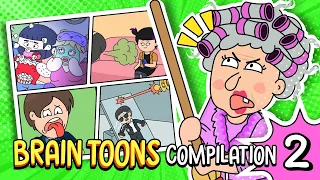 BrainToons Compilation #2 | Relatable Cartoon Comedy π#relatable