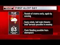 FIRST ALERT 6 Severe Storms Hail Tornado Threat This Tuesday Weather Forecast