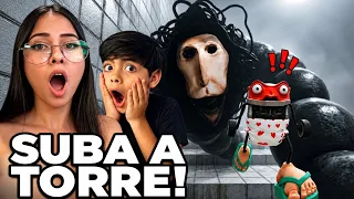 SOBREVIVA NESSA TORRE DO LOCUSTO COM MEU FILHO NO ROBLOX 😱