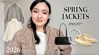 SPRING TRY-ON 2026 suede jackets cardigans COS ARKET OtherStories