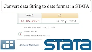 Convert data String to date format in STATA