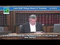 Village of Lake Bluff - Village Board Meeting
